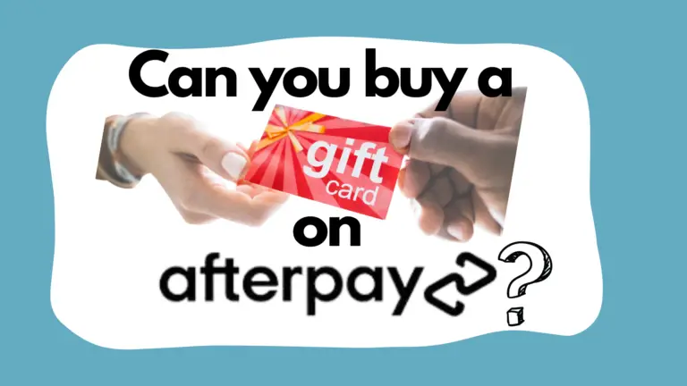 Afterpay gift cards
